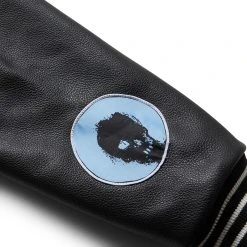 Pleasures MOWAX VARSITY -helmut shop pleasuresMOWAXVARSITYBLACKWHITEMP22U013 BLACK 8