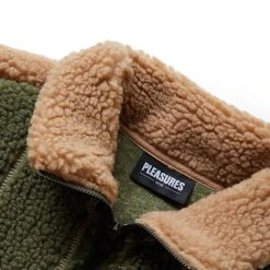 Pleasures REWIND QUARTER ZIP -helmut shop pleasuresREWINDQUARTERZIPGREENSP22F021 4