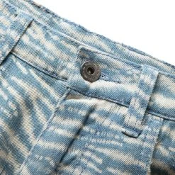 Pleasures SATURN DENIM SHORTS -helmut shop pleasuresSATURNDENIMSHORTSBLUEP22SU014 3