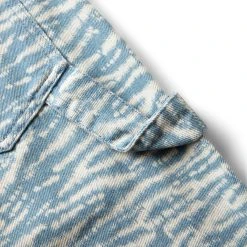 Pleasures SATURN DENIM SHORTS -helmut shop pleasuresSATURNDENIMSHORTSBLUEP22SU014 4