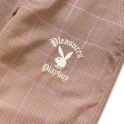 Pleasures X PLAYBOY CLASH TROUSER -helmut shop pleasuresXPLAYBOYCLASHTROUSERBROWN28P22PB034 BROWN 3