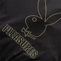 Pleasures X PLAYBOY WICKED TRACK JACKET -helmut shop pleasuresXPLAYBOYWICKEDTRACKJACKETBLACKMP22PB028 BLACK 6