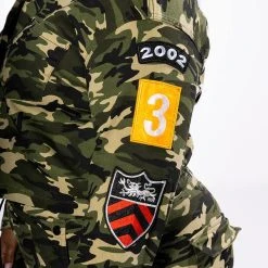 PLUS WHATEVER CAMO BOMBER JACKET -helmut shop plus whatever camo bomber jacket green camo 8 8