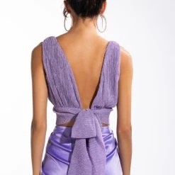POISED SLEEVELESS V NECK PEPLUM BLOUSE -helmut shop poised sleeveless v neck peplum blouse purple 6 6