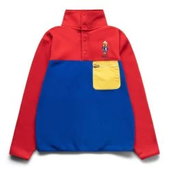 Polo Ralph Lauren SNAP MOCK NECK COLORBLOCK PULLOVER