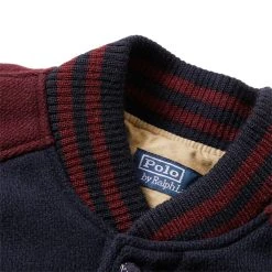 Polo Ralph Lauren WOOL VARISTY JACKET -helmut shop poloralphlaurenWOOLVARISTYJACKETHUNTERNAVYRICHRUGBYM710879296001 6