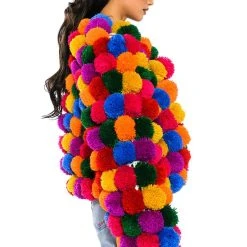 POM POM COLORFUL CARDIGAN -helmut shop pom pom colorful cardigan multi 5 5 c1