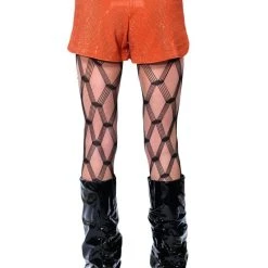 POP STAR SHINE BRIGHT RHINESTONE HOT SHORT IN ORANGE -helmut shop pop star shine bright rhinestone hot short in orange orange 16 16