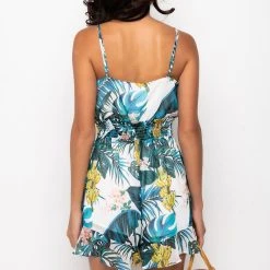 PRETTY LITTLE ROMPER -helmut shop pretty little romper ivory multi 4 4