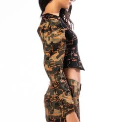 PRINTED CAMO SWEATSHIRT -helmut shop printed camo sweatshirt green multi 4 4