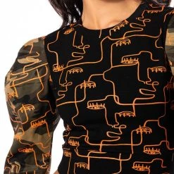 PRINTED CAMO SWEATSHIRT -helmut shop printed camo sweatshirt green multi 6 6