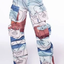 PRINTED CARGO JOGGERS 11 PRINTED CARGO JOGGERS -helmut shop printed cargo joggers multi 3 3