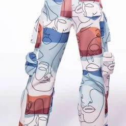 PRINTED CARGO JOGGERS 13 PRINTED CARGO JOGGERS -helmut shop printed cargo joggers multi 5 5