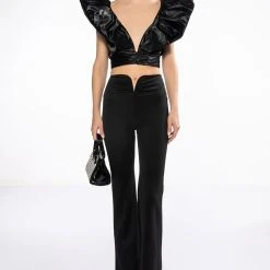 PUFF SHOULDER BOLERO -helmut shop puff shoulder bolero black 9 9 c1 c1 c1