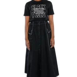 PUMA BLACK FIVES BARNSTORMING TEE -helmut shop puma black fives barnstorming tee black 2 2 c1