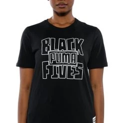 PUMA BLACK FIVES BARNSTORMING TEE -helmut shop puma black fives barnstorming tee black 3 3 c1