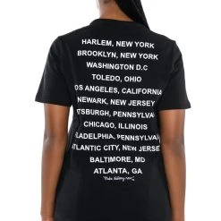 PUMA BLACK FIVES BARNSTORMING TEE -helmut shop puma black fives barnstorming tee black 5 5 c1