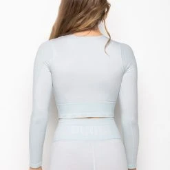 PUMA SEAMLESS TRAIN FORMKNIT LONG SLEEVE -helmut shop puma seamless train formknit long sleeve light blue 5 5 c1