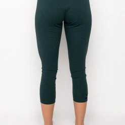 PUMA TEAM RIBBED LEGGING -helmut shop puma team ribbed legging green 5 5 c1