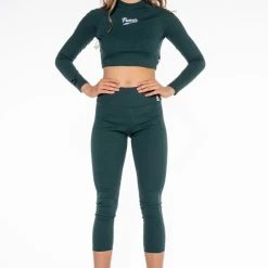 PUMA TEAM RIBBED LS TOP -helmut shop puma team ribbed ls top green 2 2 c1