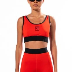 PUMA X VOGUE BRA TOP -helmut shop puma x vogue bra top red multi 5 5