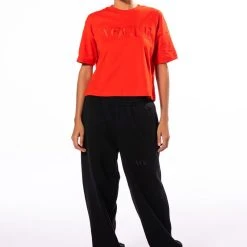 PUMA X VOGUE RELAXED GRAPHIC TEE -helmut shop puma x vogue relaxed graphic tee red 7 7