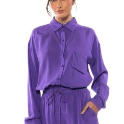 PURPLE RAIN BUTTON DOWN -helmut shop purple rain button down purple 2 2