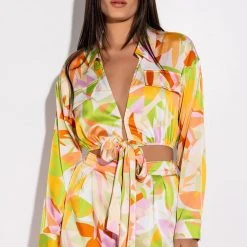 PUT IN WORK SATIN SHORTS -helmut shop put in work satin shorts multi 3 3