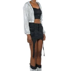 RANGER CAMO MINI SKIRT -helmut shop ranger camo mini skirt black multi 7 7