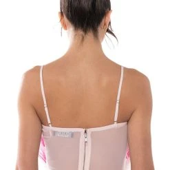 REAL OSTRICH FEATHER TOP IN PINK MULTI -helmut shop real ostrich feather top in pink multi pink multi 5 5