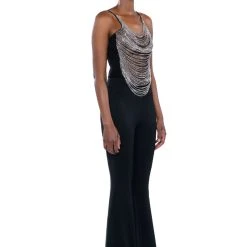 REBEL HEART CHAINED SLEEVELESS TOP -helmut shop rebel heart chained sleeveless top silver 5 5 c1