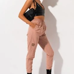 REEBOK X GIGI HADID WOVEN TRACK PANT -helmut shop reebok x gigi hadid woven track pant field tan 2c1