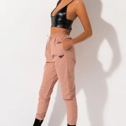 REEBOK X GIGI HADID WOVEN TRACK PANT -helmut shop reebok x gigi hadid woven track pant field tan 3c1