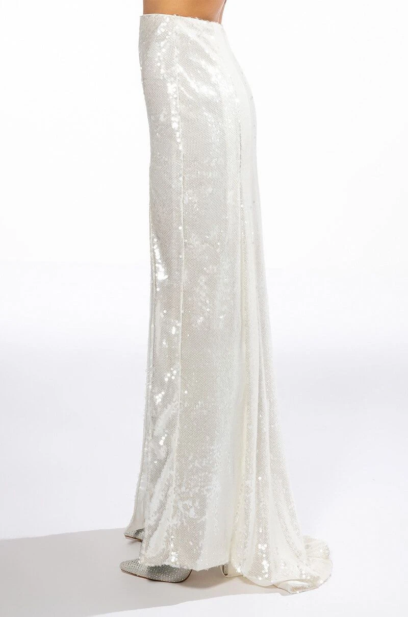 RESOLUTIONS SEQUIN SLIT MAXI SKIRT 4 RESOLUTIONS SEQUIN SLIT MAXI SKIRT - Image 2