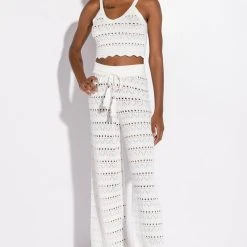 RESORT READY KNIT BRALETTE -helmut shop resort ready knit bralette ivory 2 2