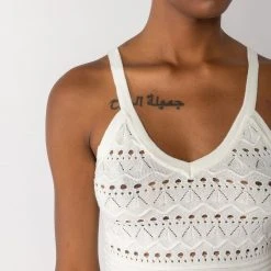 RESORT READY KNIT BRALETTE -helmut shop resort ready knit bralette ivory 6 6