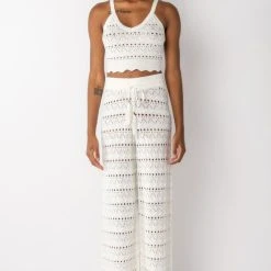 RESORT READY KNIT BRALETTE -helmut shop resort ready knit bralette ivory 7 7