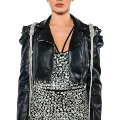 RICH WITH JEWELS CROP TANK TOP -helmut shop rich with jewels crop tank top black white 2 2 c1