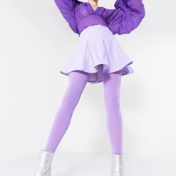 RIO SUPER STRETCH MINI SKIRT -helmut shop rio super stretch mini skirt light purple 6 6