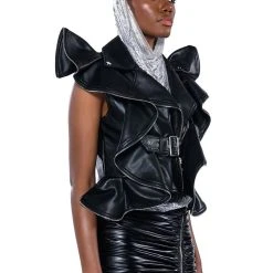 RIPPLE PU VEST -helmut shop ripple pu vest black 3 3 c1 c1