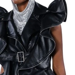 RIPPLE PU VEST -helmut shop ripple pu vest black 8 8 c1 c1