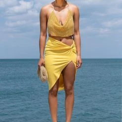 RIRI COWL NECK RHINESTONE BRALETTE -helmut shop riri cowl neck rhinestone bralette gold 7 7