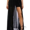 ROMANTIC STROLL MAXI SKORT -helmut shop romantic stroll maxi skort black 1 1