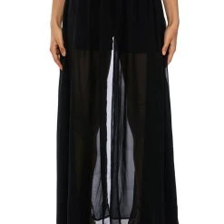 ROMANTIC STROLL MAXI SKORT -helmut shop romantic stroll maxi skort black 2 2