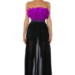 ROMANTIC STROLL MAXI SKORT -helmut shop romantic stroll maxi skort black 3 3