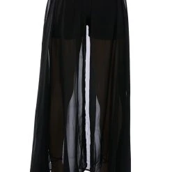 ROMANTIC STROLL MAXI SKORT -helmut shop romantic stroll maxi skort black 7 7