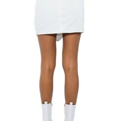 ROMANTICIZING YOU POPLIN MINI SKIRT -helmut shop romanticizing you poplin mini skirt white 5 5