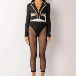 ROWDY FISHNET LEGGING -helmut shop rowdy fishnet legging black 10 10