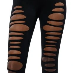 ROXANNE DISTRESSED LEGGING -helmut shop roxanne distressed legging black 13 13