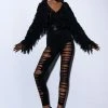 ROXANNE DISTRESSED LEGGING